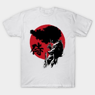 Afro sumi e T-Shirt